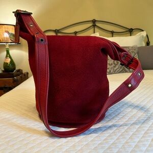 Vintage Coach BERKELEY XL Duffle Sac in RED No. D6B-9010